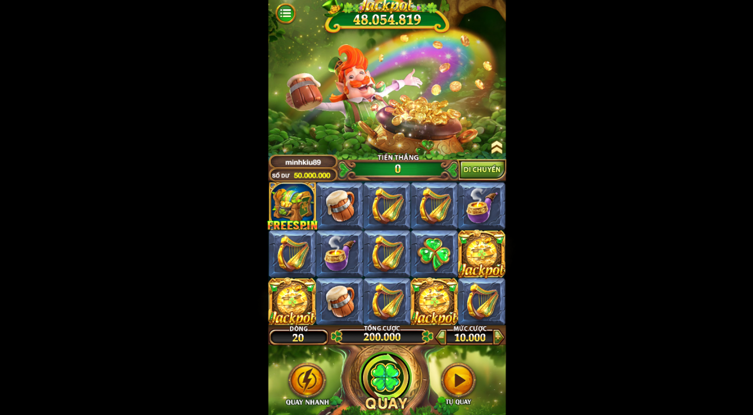 Nổ hũ Finn Sumvip 