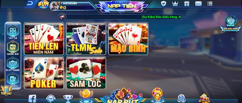 Game bài Sumvip - Đa dạng thể loại, đổi thưởng siêu tốc 3 Kho game bài đổi thưởng tại Sumvip