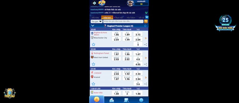 Thể thao Sumvip: Nơi quy tụ kèo cược hot nhất hiện nay 7 Thể thao Sumvip